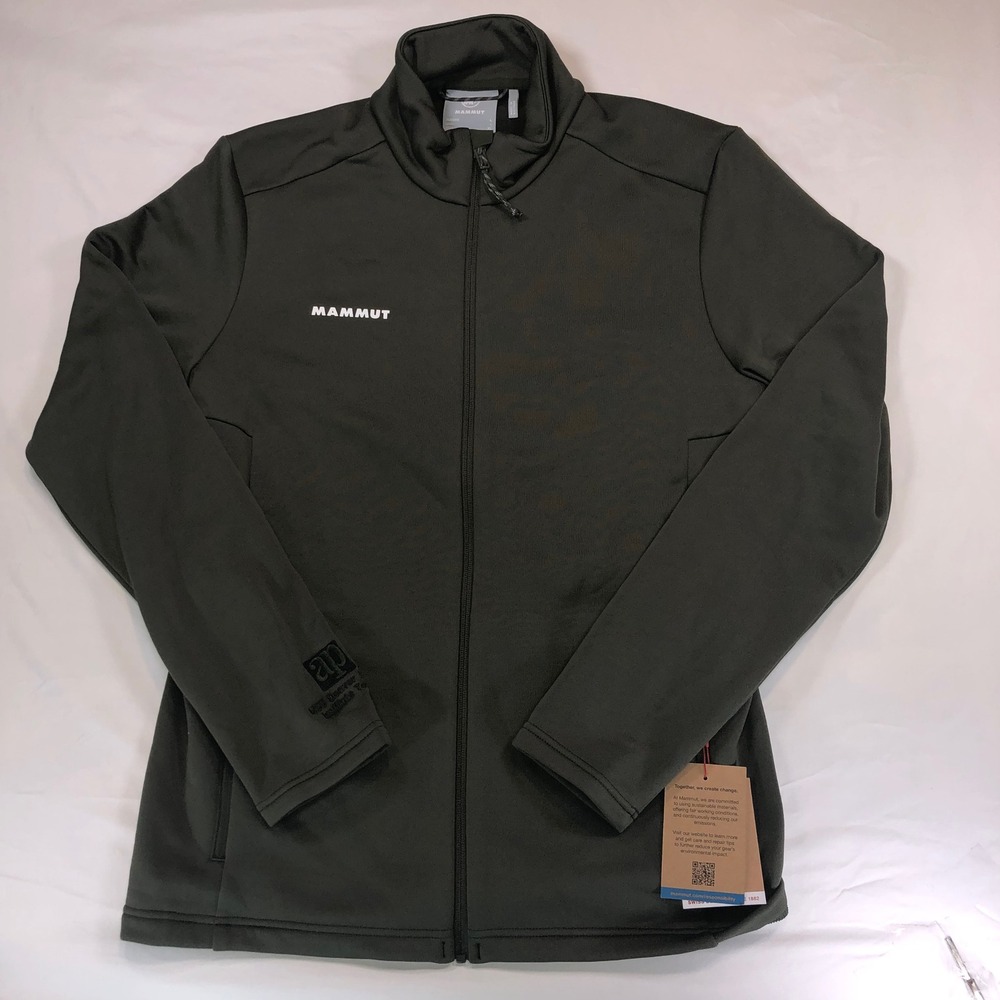 Mammut Fernow ML Jacket Men Dark Marsh Green Full Zip Mid Layer 1014-05680 L